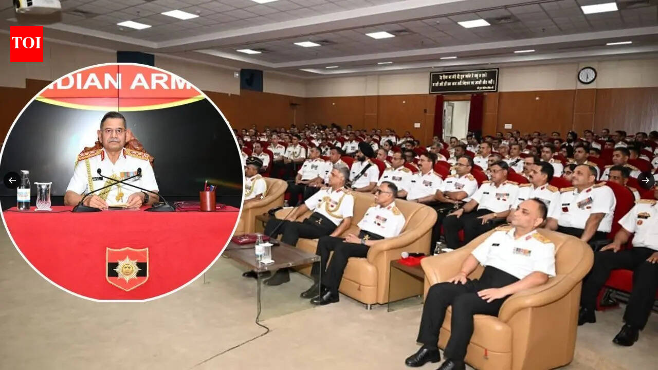 Army Chief general Upendra Dwivedi reviews operational preparedness at Central Command HQ in Lucknow