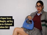 Janhvi Kapoor gives the balloon skirt a nerd-girl upgrade