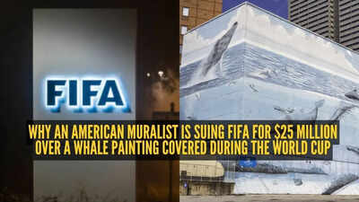 Why an American muralist is suing FIFA for $25 million over a whale painting covered during the World Cup