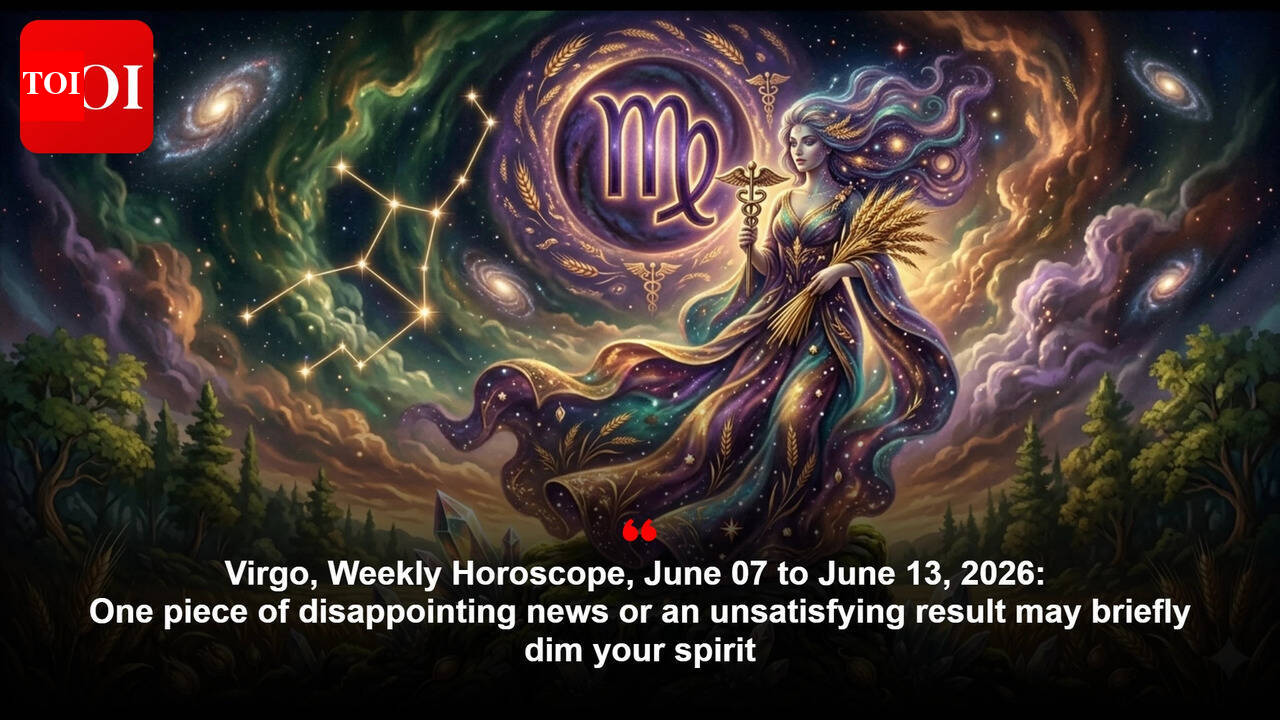 Virgo, Weekly Horoscope, June 07 to June 13,  2026: One piece of disappointing news or an unsatisfying result may briefly dim your spirit