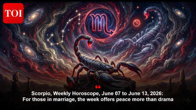 Scorpio, Weekly Horoscope, June 07 to June 13, 2026: For those in marriage, the week offers peace more than drama