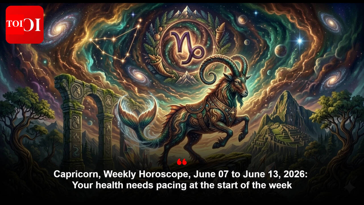 Capricorn, Weekly Horoscope, June 07 to June 13, 2026: Your health needs pacing at the start of the week