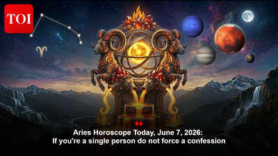 Aries Horoscope Today, June 7, 2026: If you're a single person do not force a confession