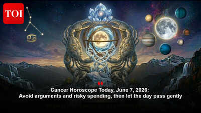 Cancer Horoscope Today, June 7, 2026: Avoid arguments and risky spending, then let the day pass gently