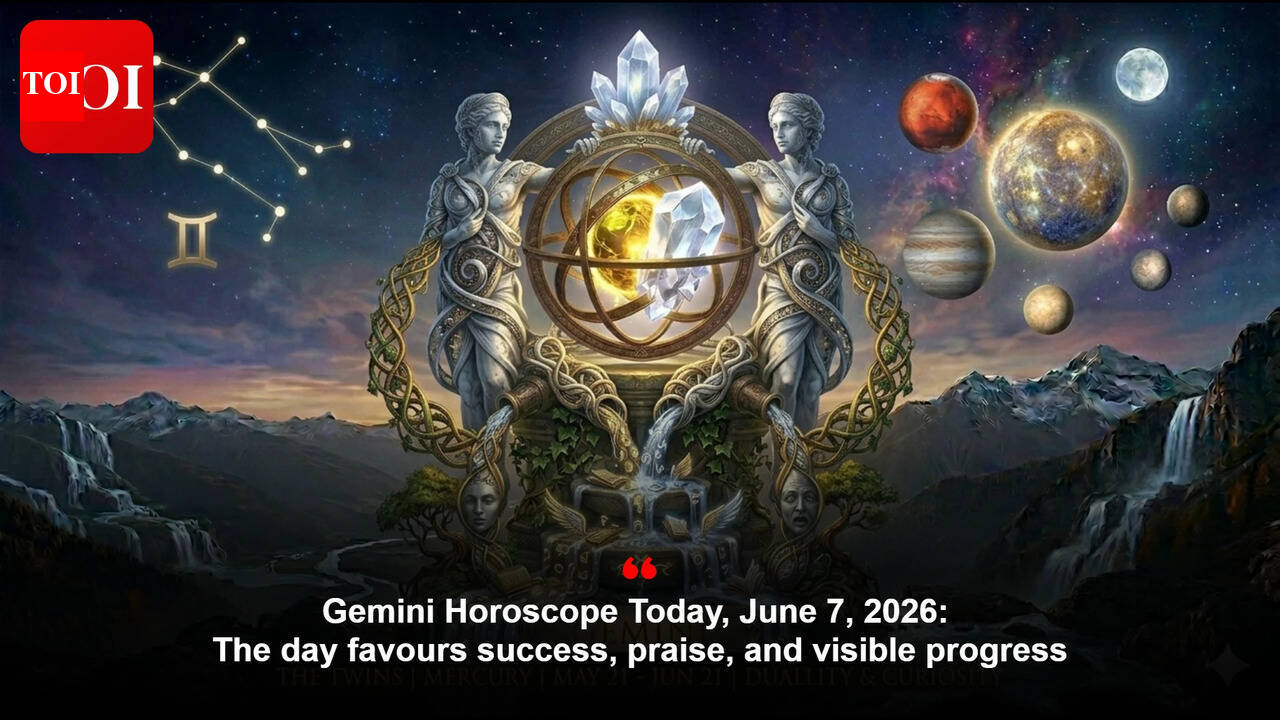 Gemini Horoscope Today, June 7, 2026: The day favours success, praise, and visible progress