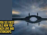 Optical illusion personality test: People, water and reflection, heart or bridge, separation and unity? What you see first reveals how you approach love and relationships