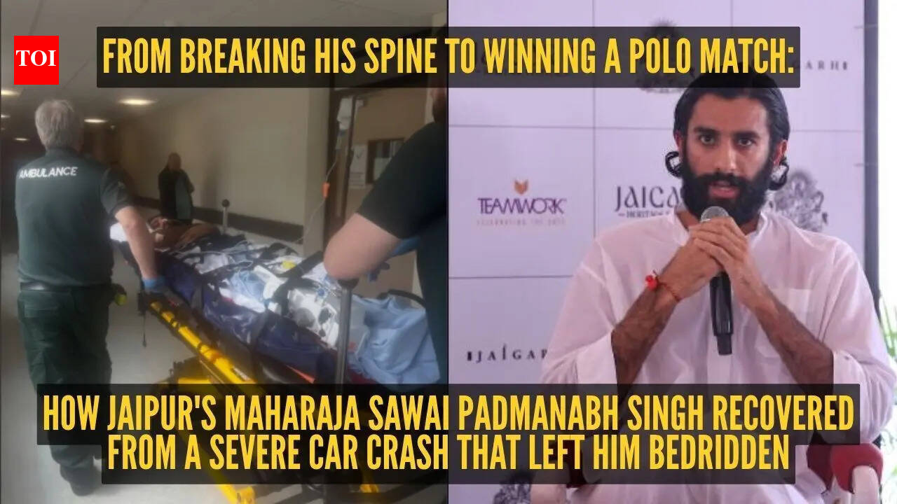 From breaking his spine to winning a polo match: How Jaipur's Maharaja Sawai Padmanabh Singh recovered from a severe car crash that left him bedridden