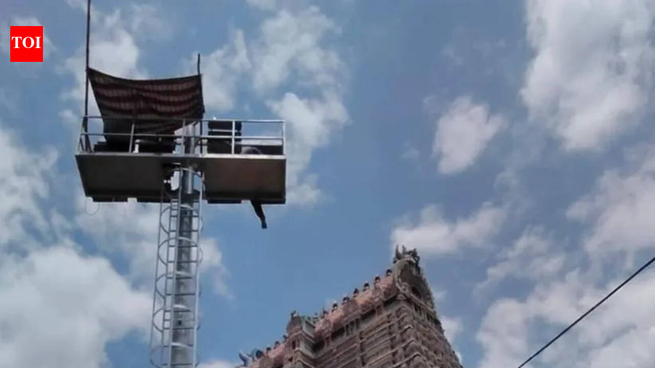Illumination project at Srirangam temple nears completion