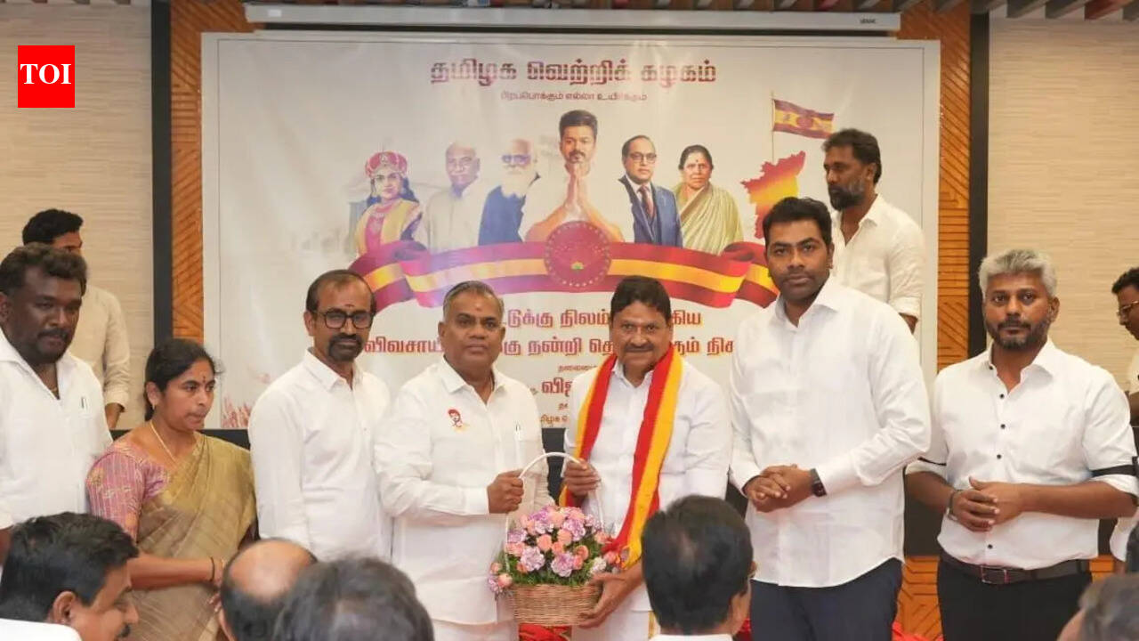 FORMER AIADMK BIGWIGS JOIN TVK, SIGNAL DEEPENING EXODUS