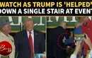 Trump Appears To 'Seek Help' On Single Step; Video Reignites Health Speculation 
