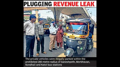 51 Vehicles Penalised in 2-Day Crackdown Near Bus Stands