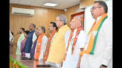 Ahead of local body polls, Ajaey Kumar takes charge as Raj BJP org secy