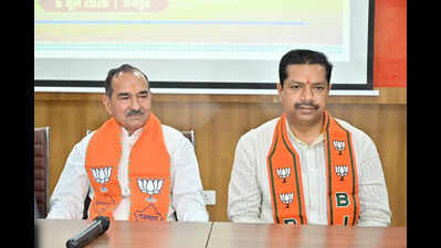 Ahead of local body polls, Ajaey Kumar takes charge as Raj BJP org secy
