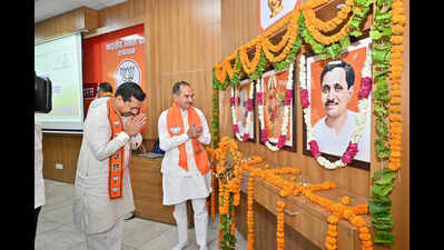 Ahead of local body polls, Ajaey Kumar takes charge as Raj BJP org secy