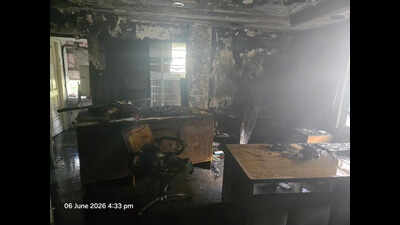 Blaze Guts Doctor's Clinic In Ramdaspeth Building With No Emergency Exit