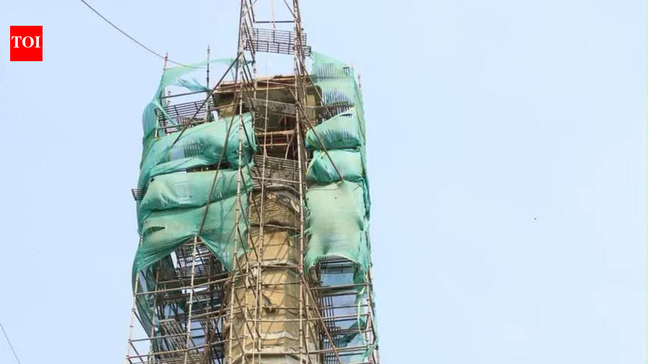 Clock tower near Talkatora Stadium set for completion by month-end