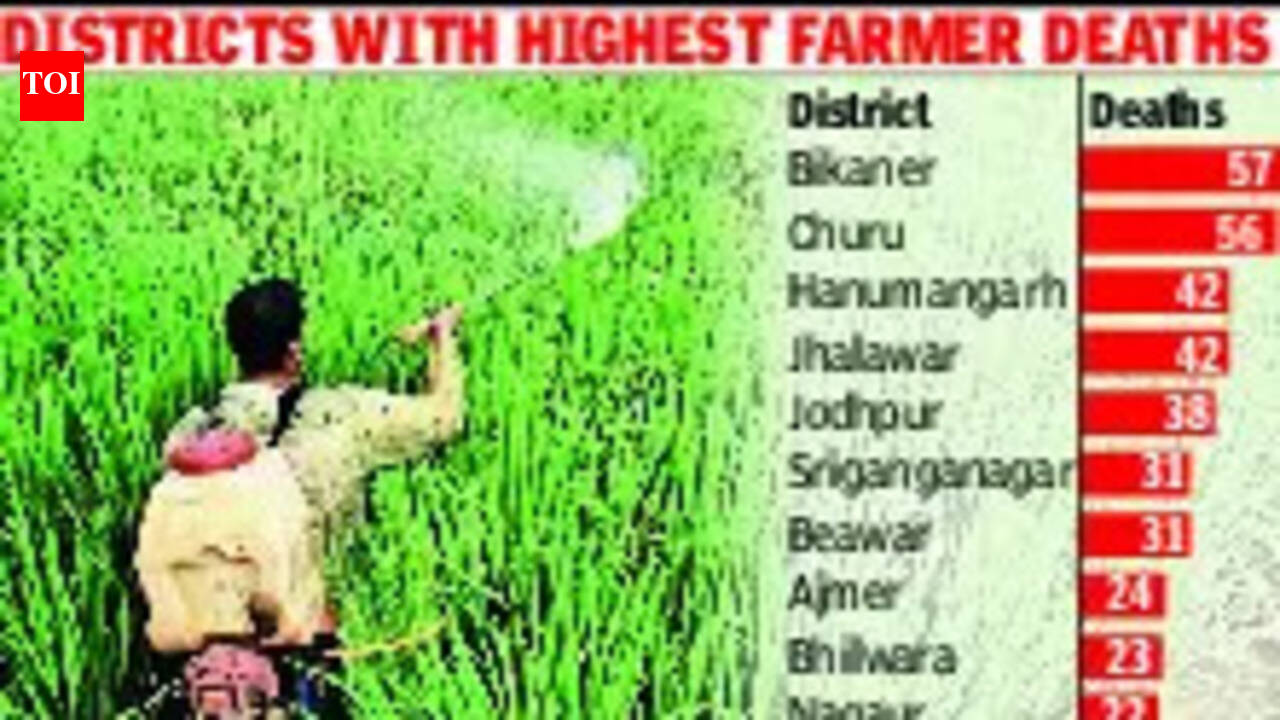 535 Rajasthan farmers die of pesticide exposure in 2 years