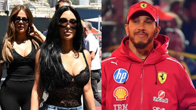Kim Kardashian and Khloé Kardashian turn up in Monaco while Lewis Hamilton fans spot one telling detail