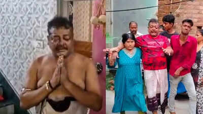 Watch: Mob thrashes and strips Dum Dum TMC councillor over ‘theft of relief material’