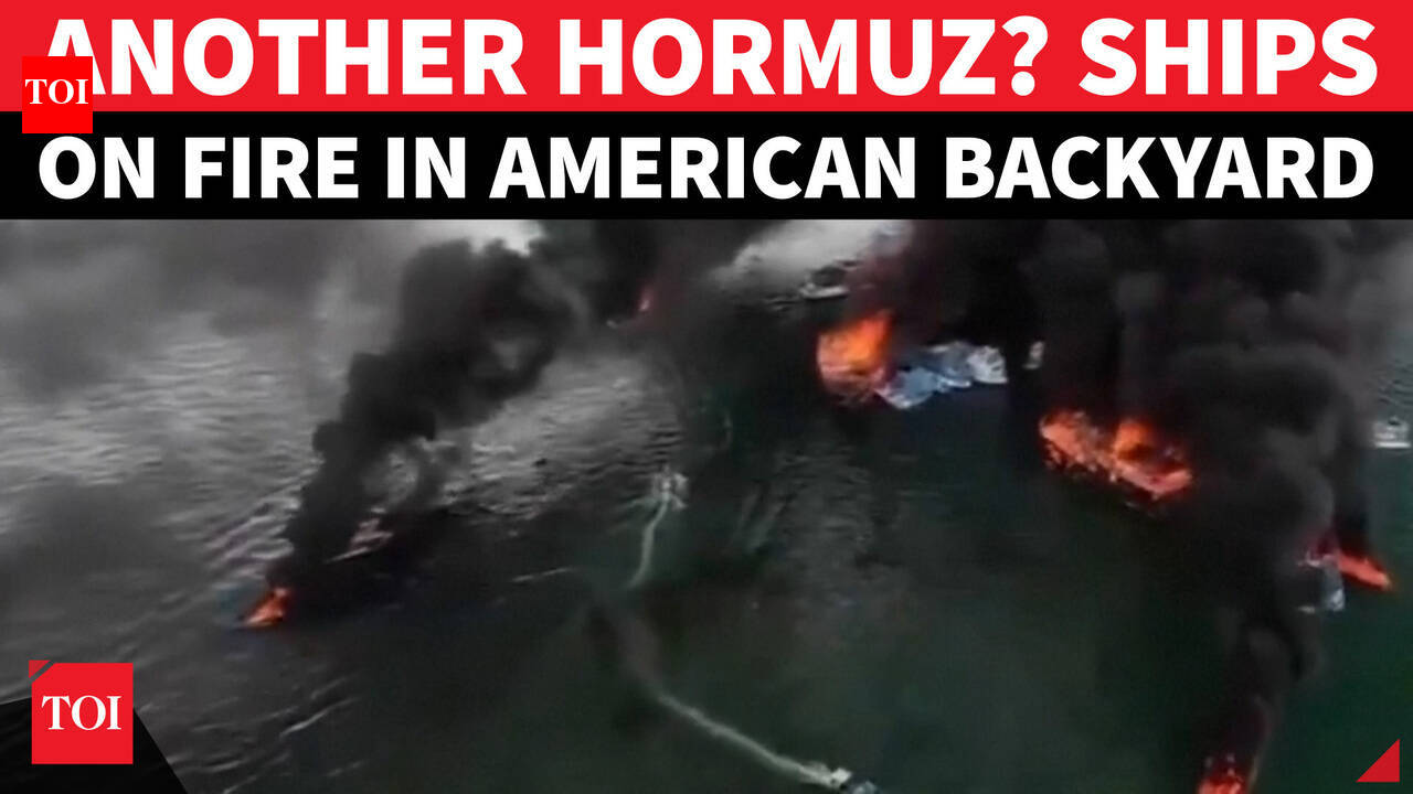 Apocalyptic Scenes In U.S. Backyard; Dozens of Vessels Explode In Fire As Harbor Is Ablaze | WATCH