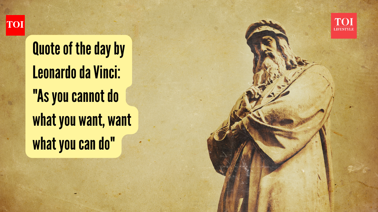 Quote of the day by Leonardo da Vinci: 