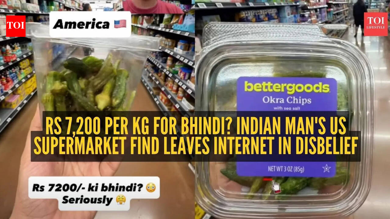 'Nobody told bhindi it could do this': Indian man stunned after spotting Rs 7,200/kg okra snack in US store
