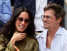 Brad Pitt and Ines de Ramon enjoy French Open date in Paris