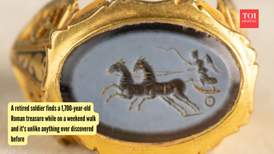 A retired soldier finds a 1,700-year-old Roman treasure while on a weekend walk and it's unlike anything ever discovered before
