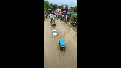 3-hour pre-monsoon rain leaves Tinsukia inundated