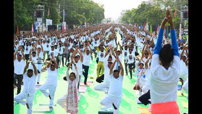 Yogandhra-2026 kicks off with thousands attending mega yoga event in Vijayawada