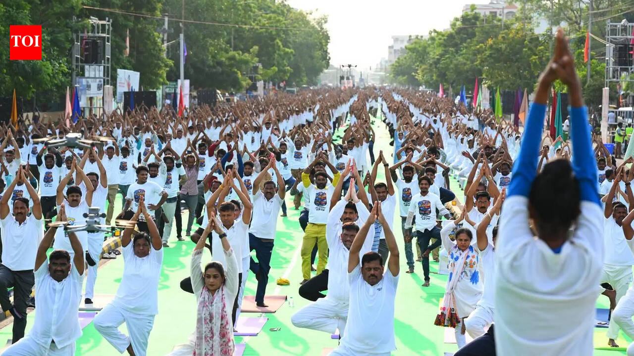 Yogandhra-2026 kicks off with thousands attending mega yoga event in Vijayawada