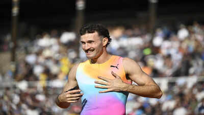Kurtis Marschall ends Mondo Duplantis' 40-meet winning run at Stockholm Diamond League