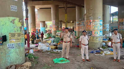 RPF conducts anti-encroachment at Mithapur vegetable market