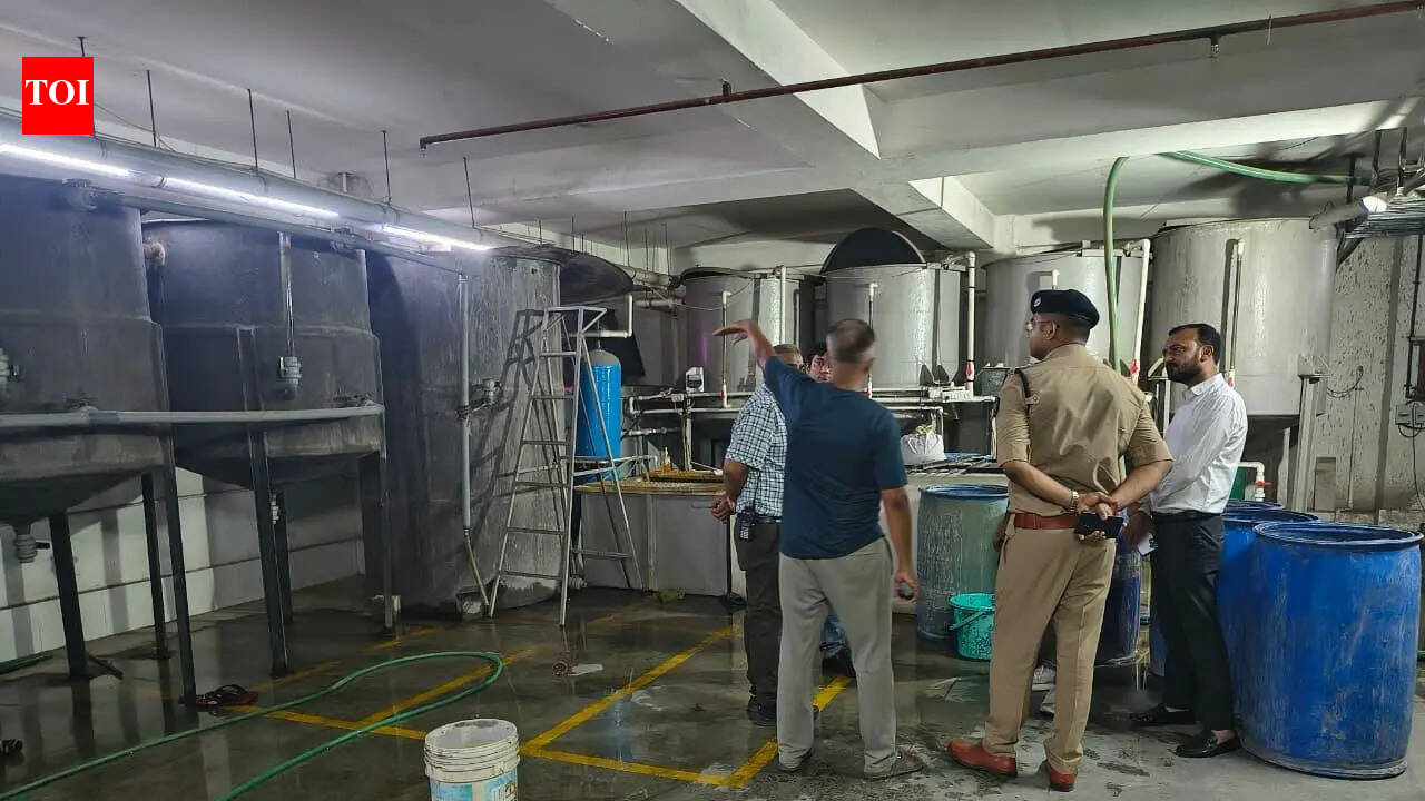 Four die cleaning septic tank at Surat jewellery processing unit