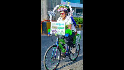 Mayor urges citizens to use cycles, save fuels at NMC Cycle Marathon