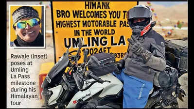 Nagpur biker rides 42 hours ‘non-stop’ from Leh to Nagpur