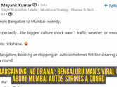 Bengaluru man moves to Mumbai, says his biggest culture shock wasn't the weather or rents