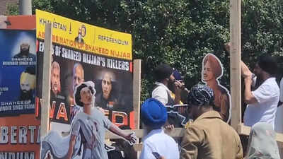 Watch: Khalistanis flags, Indira Gandhi assassination tableau on display at Sikh parade in Canada