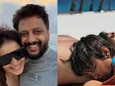 Riteish Deshmukh enjoys Maldives vacation with family; Genelia Deshmukh joins dreamy beach getaway