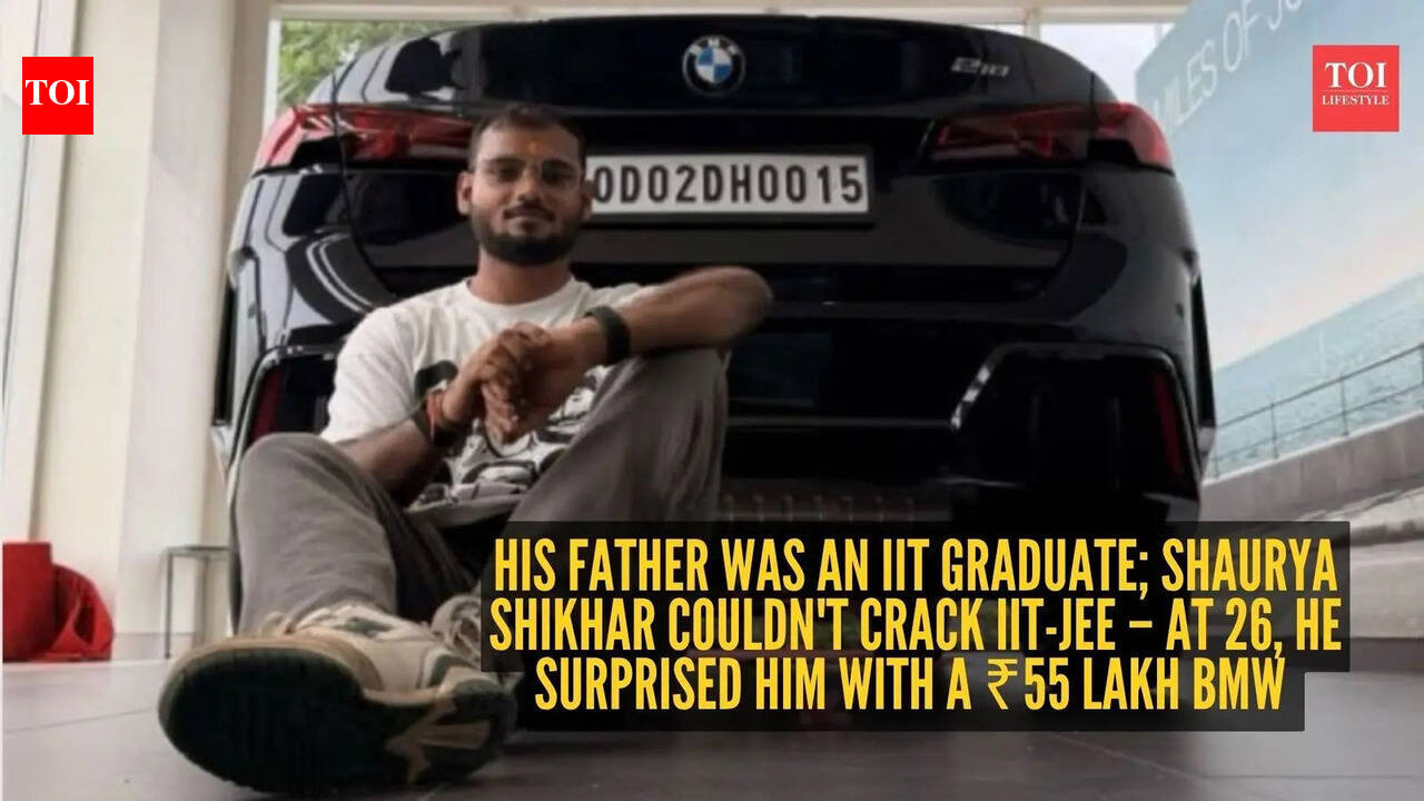 Shaurya Shikhar couldn't crack IIT-JEE; at 26, he surprised father with Rs 55 lakh BMW
