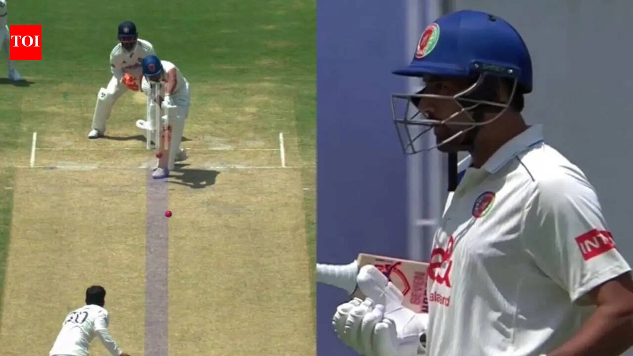 Mohd Saleem walks off without review as animated scenes unfold near Afghan dugout