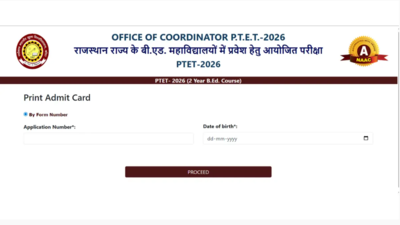 Rajasthan PTET admit card 2026 released at vmou.ac.in: Direct link to download hall tickets here