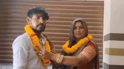 UP man marries mother-in-law, seeks blessings in viral video