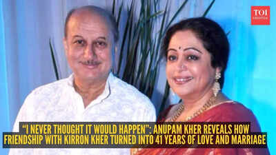 &ldquo;I never thought it would happen&rdquo;: Anupam Kher reveals how friendship with Kirron Kher turned into 41 years of love and marriage