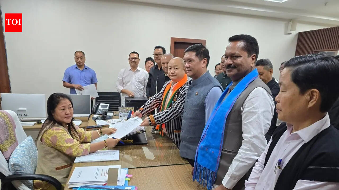 Tagak files nomination for Arunachal’s lone Rajya Sabha seat