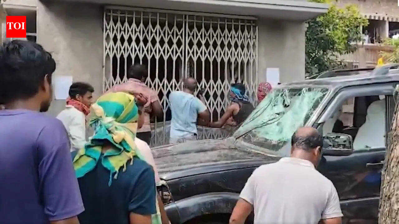 Angry locals vandalise TMC leader Jahangir Khan's office after his arrest near Nepal border