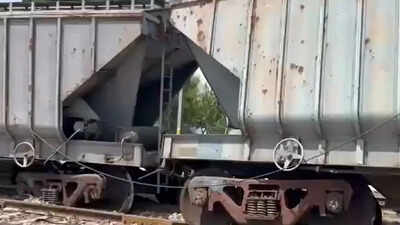 3 coaches of goods train derail in Kurukshetra, disrupt power supply