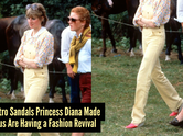 Diana&rsquo;s favourite pair of sandals from the &rsquo;80s are trending again