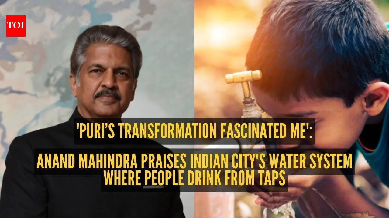'Puri’s transformation fascinated me': Anand Mahindra praises Indian city's water system where people drink from taps