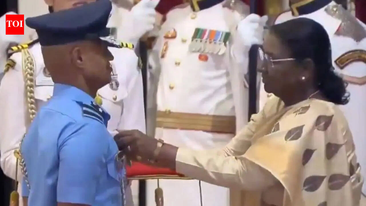 Gallantry awards: Prez Murmu honours 51 winners; Gaganyaan astronaut among recipients